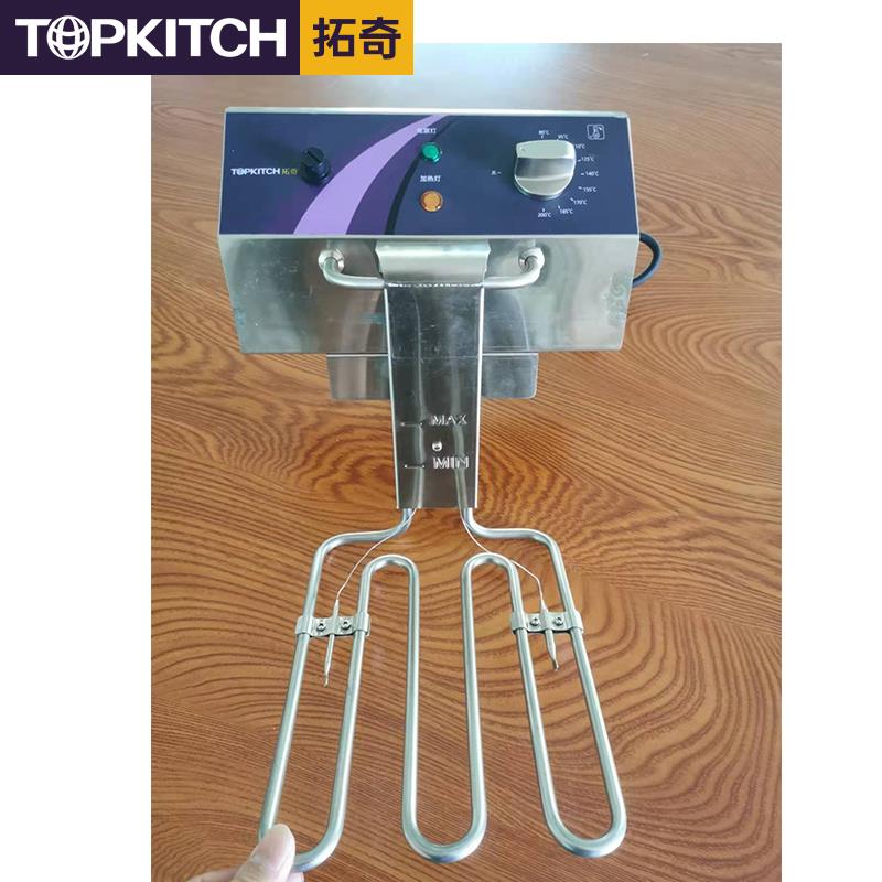 TOPKITCH拓奇电油炸锅商用电炸炉EF-12L机头 油盘 炸网原装配件图片
