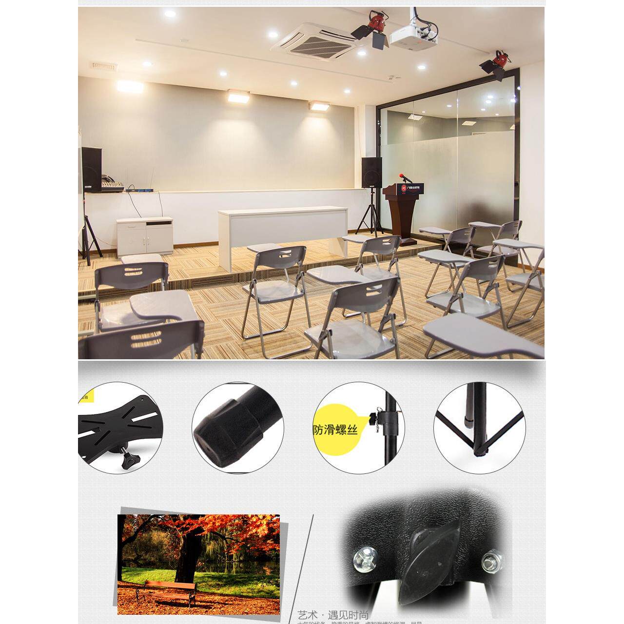 加厚音响支架三脚架音箱三角架伸缩型架子落地式靶箱架金属落地架