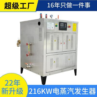 216kw全自动小型电加热蒸汽锅炉厂家直销立式环保电热蒸汽发生器