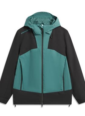 李宁户外CF溯｜男加绒保暖防泼水宽松三合一运动风衣套装 AWBW017