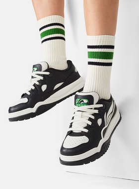 李宁潮跃男子舒适软弹板鞋经典休闲鞋 AGCW011