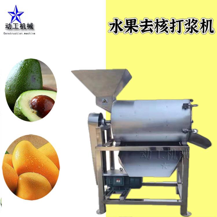 商用牛油果打浆机不锈钢樱桃去核制浆机工业西红柿去皮打浆机