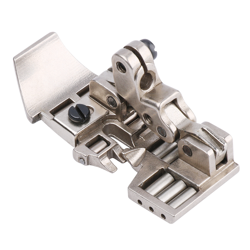 798五线拷边机滚轮压脚757锁边机包缝I厚料皮革轮子压脚缝纫机配