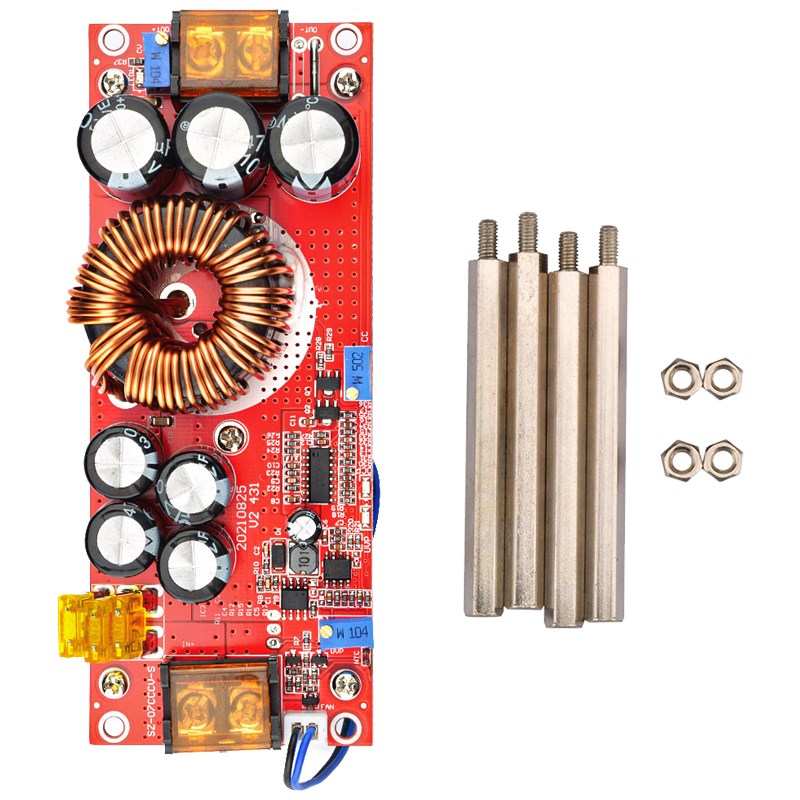 1800W大功率升压器 DC-DC电源模块K恒压恒流板可调车载充电模块