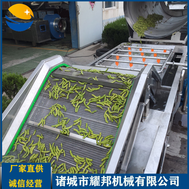 全自动毛豆清洗机 工厂用大型洗毛豆机器 全套毛豆加工设备
