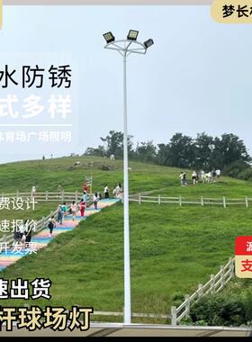 3头球场灯10米12米街区小区停车场泛光高杆灯景区公园道路照明灯