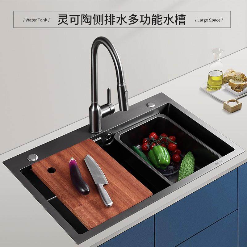 纳米水槽不锈钢手工盆大单槽家用厨房洗碗池 洗菜盆,家装主材,水槽套餐,淘宝优惠券,粉丝福利购,淘宝优惠卷