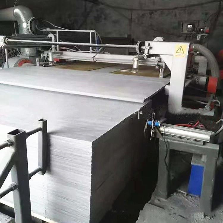 外墙岩棉板四边切割锯 数控纵横锯边机 自动码垛硫氧镁板材多片锯