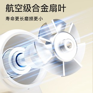 暴力风扇USB手持高速涡轮无刷电机小风扇除尘户V外露营宠物吹干