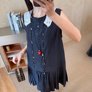 ICEYY marchen高级感法式无袖古典连衣裙女设计感绝美气质背心裙