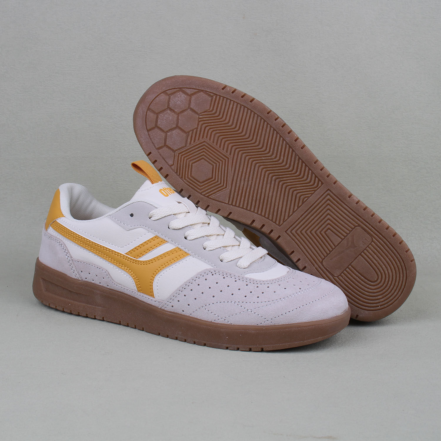 出口西班牙复古德训真皮男士低帮舒适牛筋底防滑耐磨运动休闲鞋