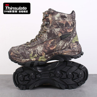 抗寒-25°C出口俄罗斯男士户外中帮迷彩徒步鞋防水透气耐磨打猎靴