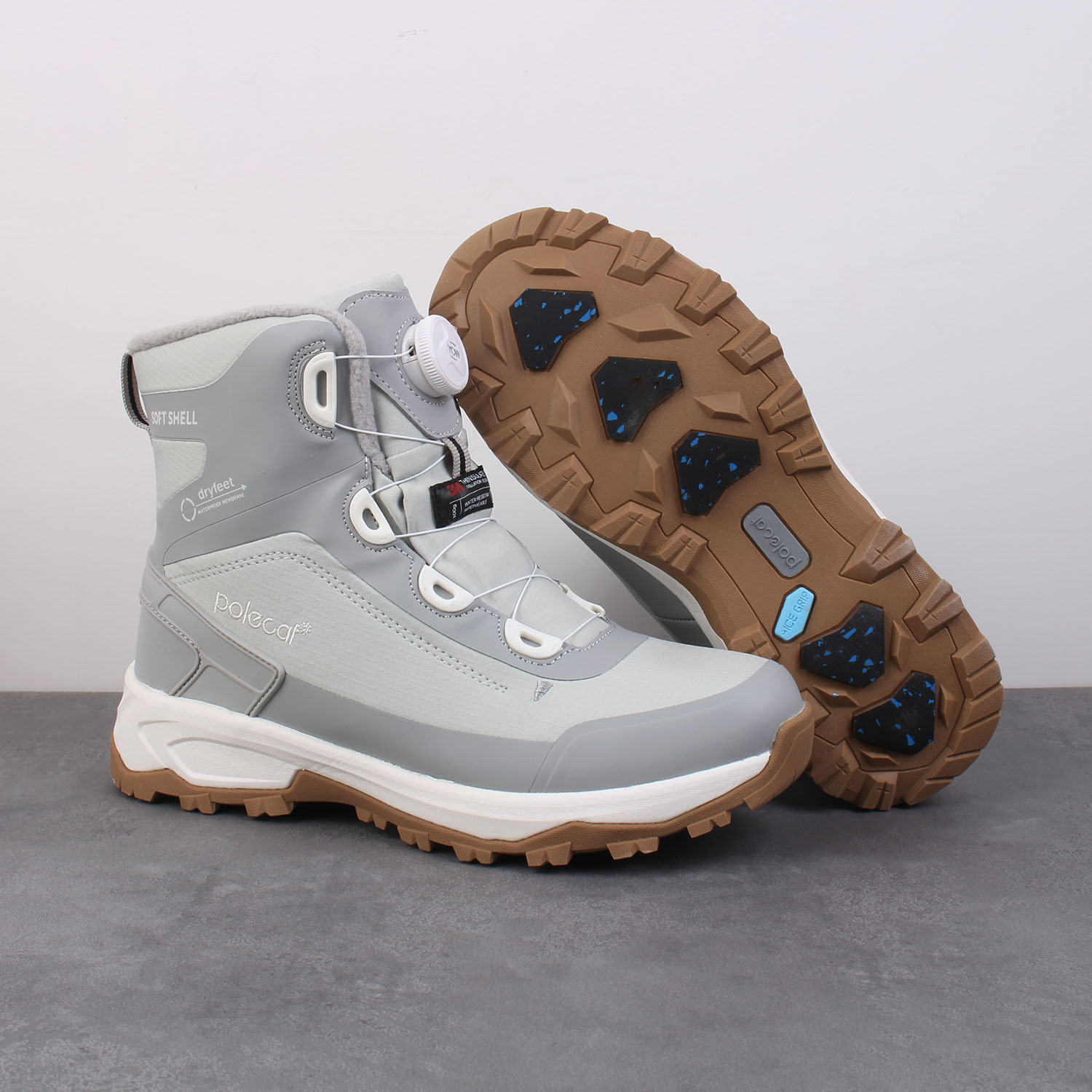 出口瑞典抗寒-30度冰面防滑3M保暖雪地靴男女情侣户外棉鞋