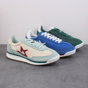 百搭运动鞋 真皮复古撞色阿甘鞋 低帮休闲德训鞋 出口欧美男女情侣款