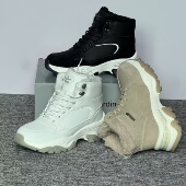 出口法国单加绒加厚保暖真皮女士棉鞋 防滑耐磨舒适防水厚底雪地靴