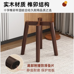实木凳子可叠放家用板凳餐桌凳木C凳椅现代简约软包方凳圆凳沙发