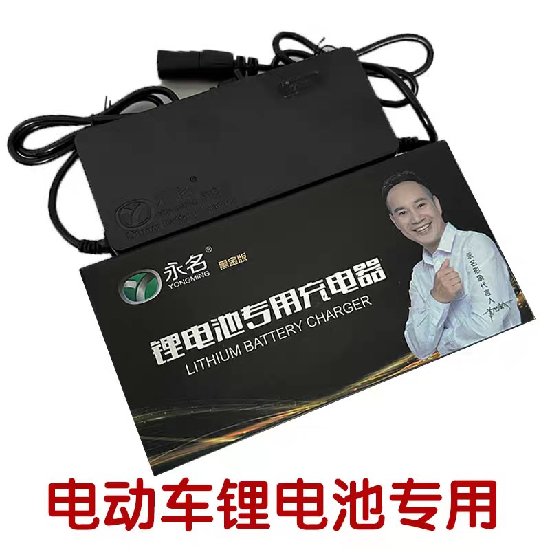 电动车锂电池充电器车48V60V2A3A电车锂离子通用原装充电