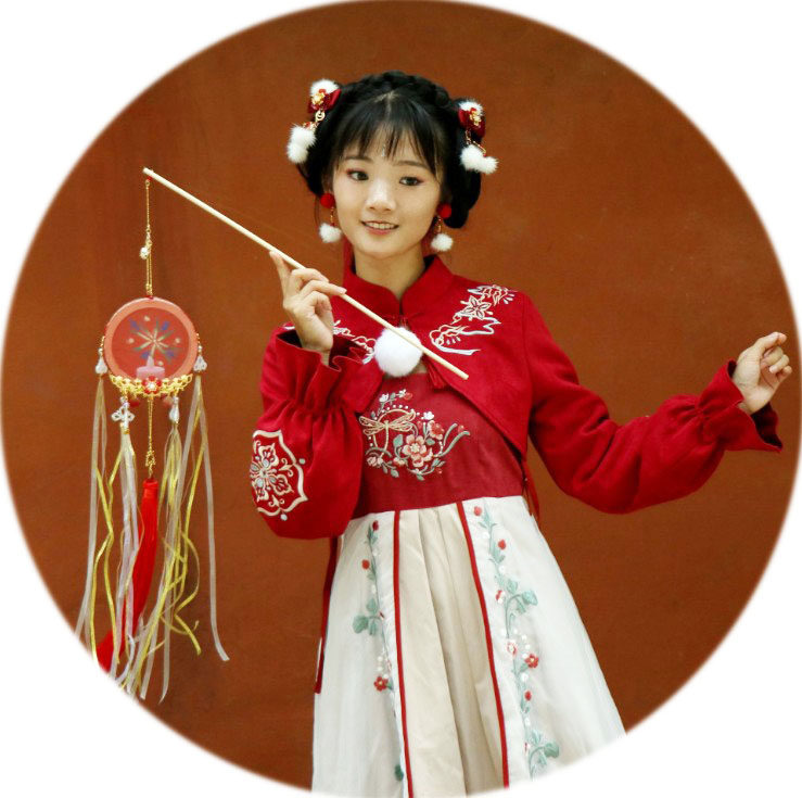 汉服花灯儿童宫灯手提中秋新年元宵灯笼古风摄影拍照走秀道具饰品