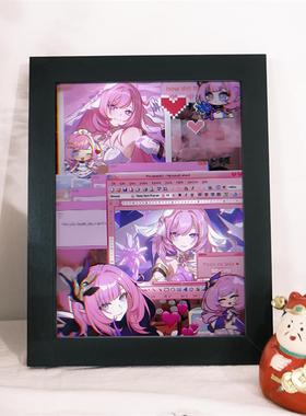 崩坏3周边相框摆台爱莉希雅八重樱芽衣维尔薇相册摆台生日礼物diy