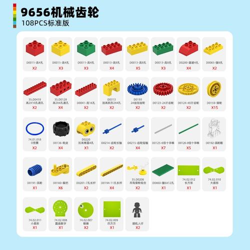 纽恩斯玩具儿童大颗粒散件