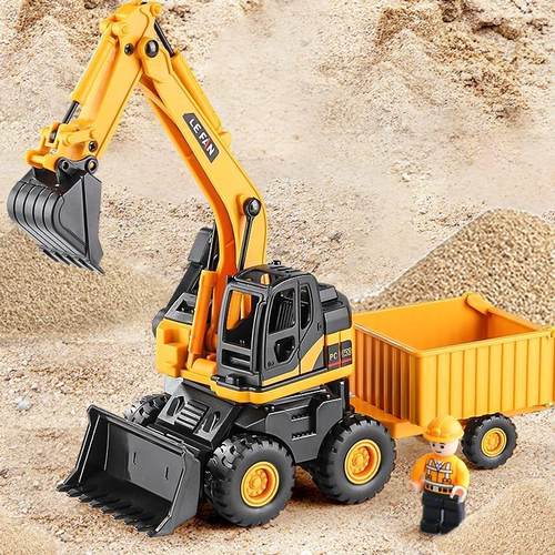 纽恩斯挖掘机儿童工程车惯