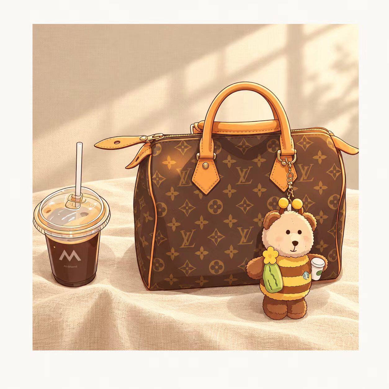 [99 New] [Vegetable-tanned Leather Upgrade] Speedy 25
