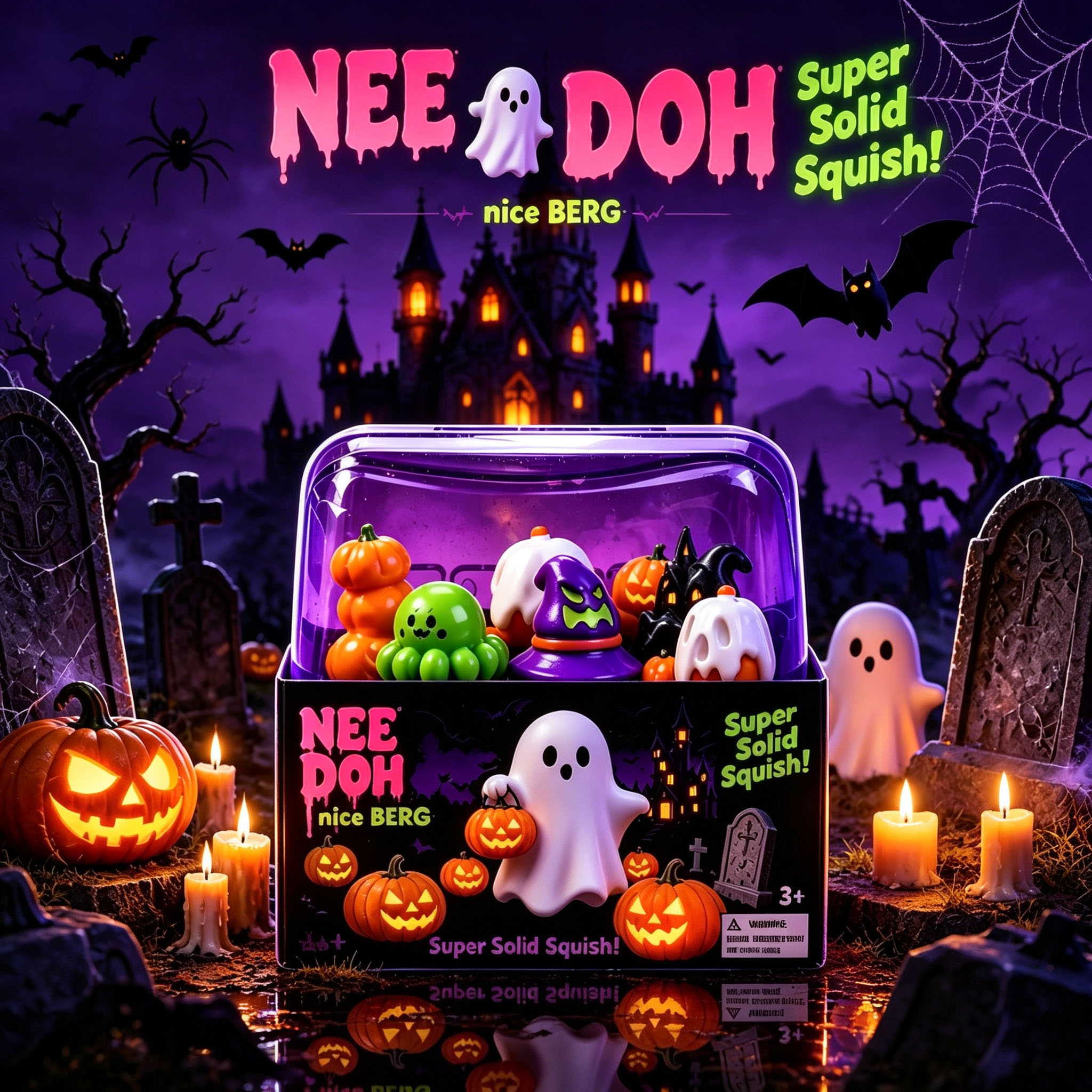 正版NeedohHalloween冰块捏捏