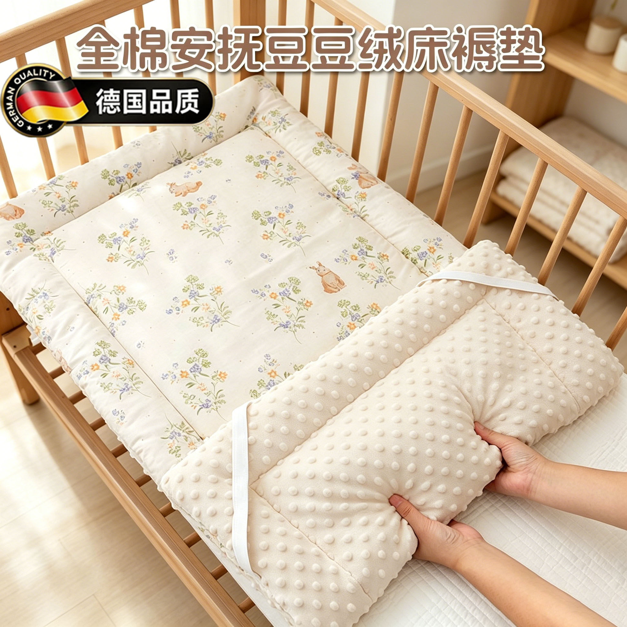 德国婴儿床垫a类母婴级专用垫被
