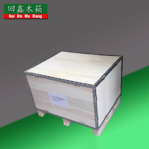 厂家供应产品出口木箱产品发货包装木箱胶合板钢边箱