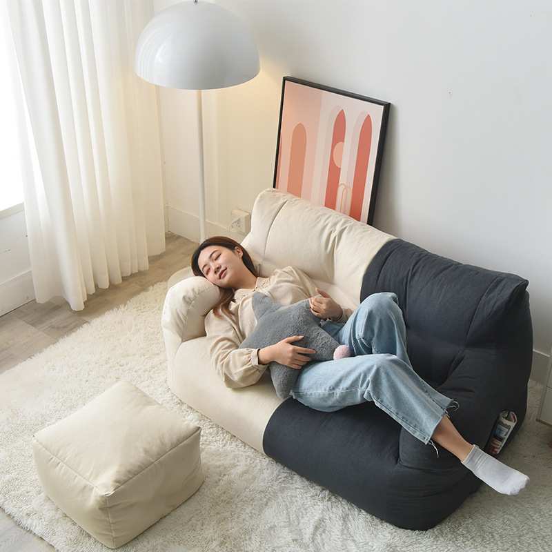 beanbag 懒人沙发豆袋 双人阳台卧室客厅出租房榻榻米创意小沙发