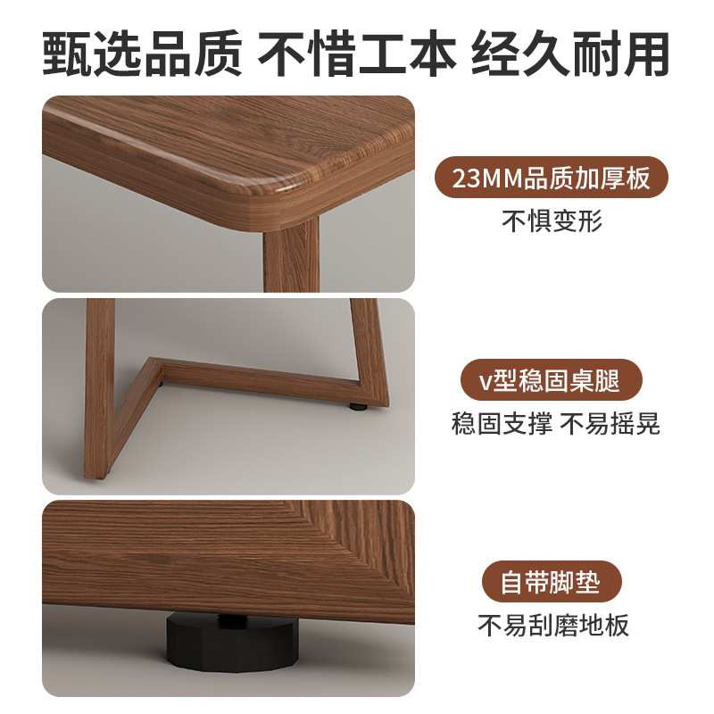 新中式茶桌椅组合一桌五椅客厅家用小户型阳台桌子办公室大板茶台