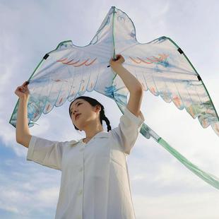 风筝大人专用2025新款纸鸢儿童手持微风易飞春郊游氛围感拍照道具