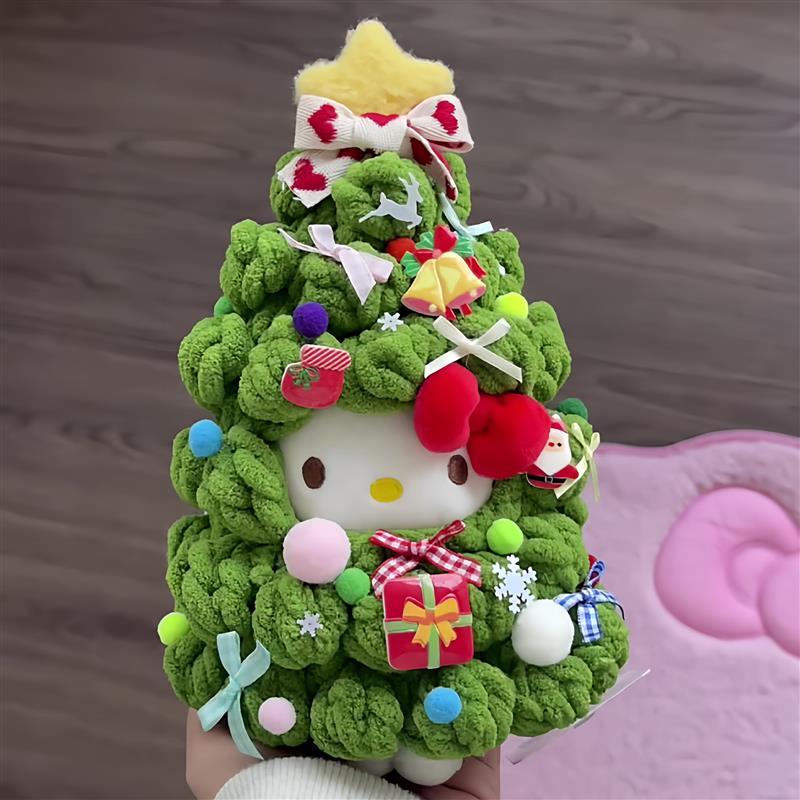 圣诞树娃衣成品圣诞装饰品氛围感桌面小摆件送朋友闺蜜圣诞节礼物