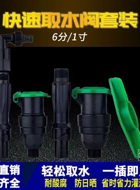 6分1寸取水阀套装6寸阀门箱绿化取水器阀门户外水表箱