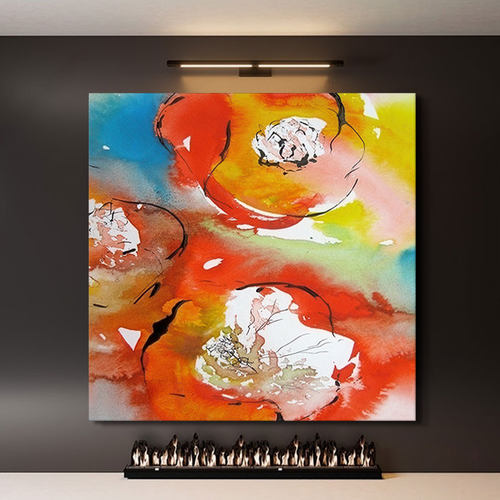 大芬油画村主卧室餐厅现代手绘挂画抽象沙发背景墙艺术客厅装饰画