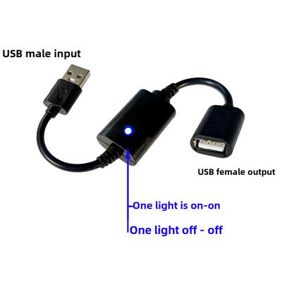5VUSB遥控开关小夜灯风扇LED灯条灯带无线接收控制线随意贴遥控器