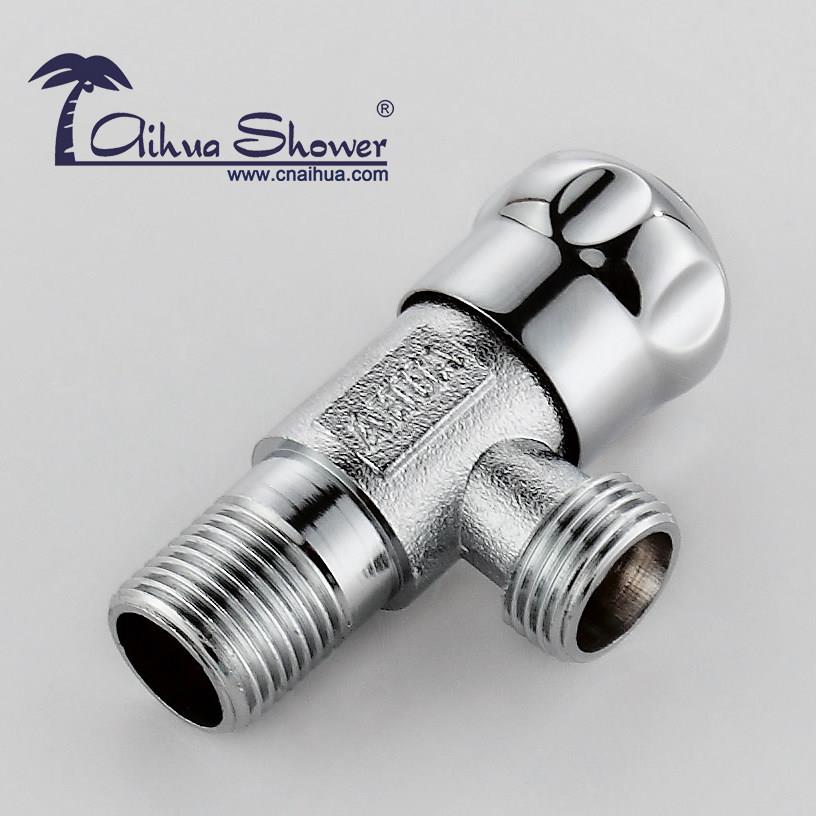 爱华全铜三角阀陶瓷阀芯水龙头马桶热水器止水控制开关洗衣机角阀