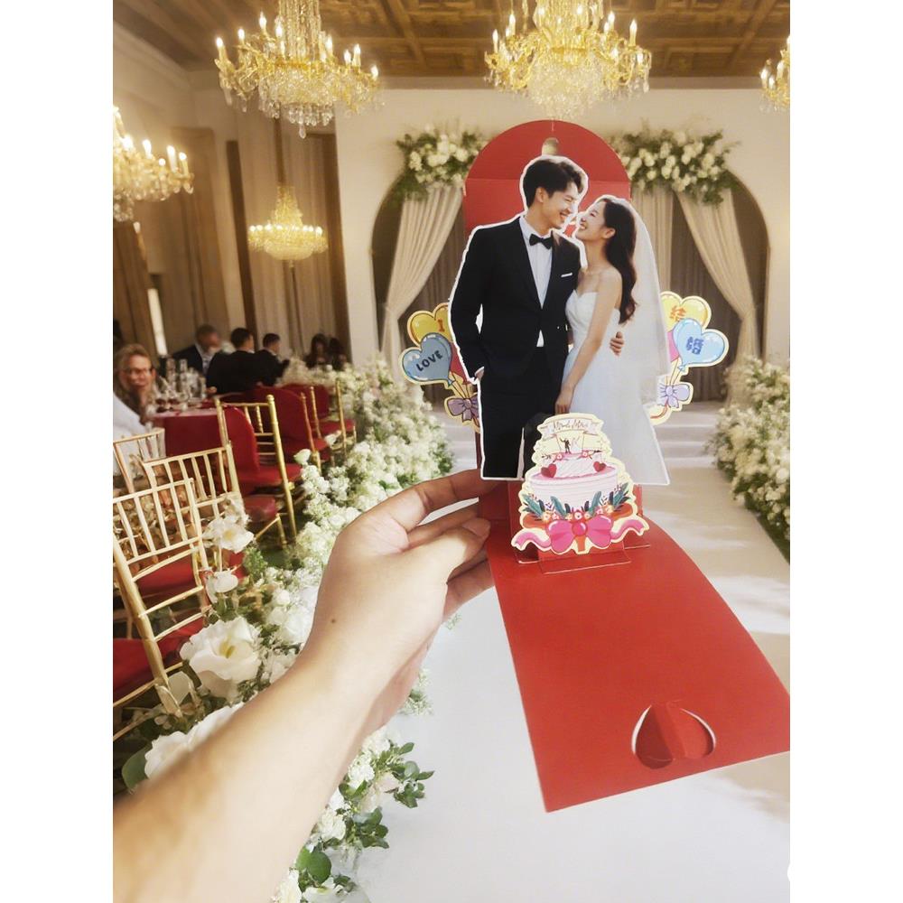 定制立体3D婚礼红包创意红包闺蜜结婚惊喜婚礼照片随礼红包请柬贺