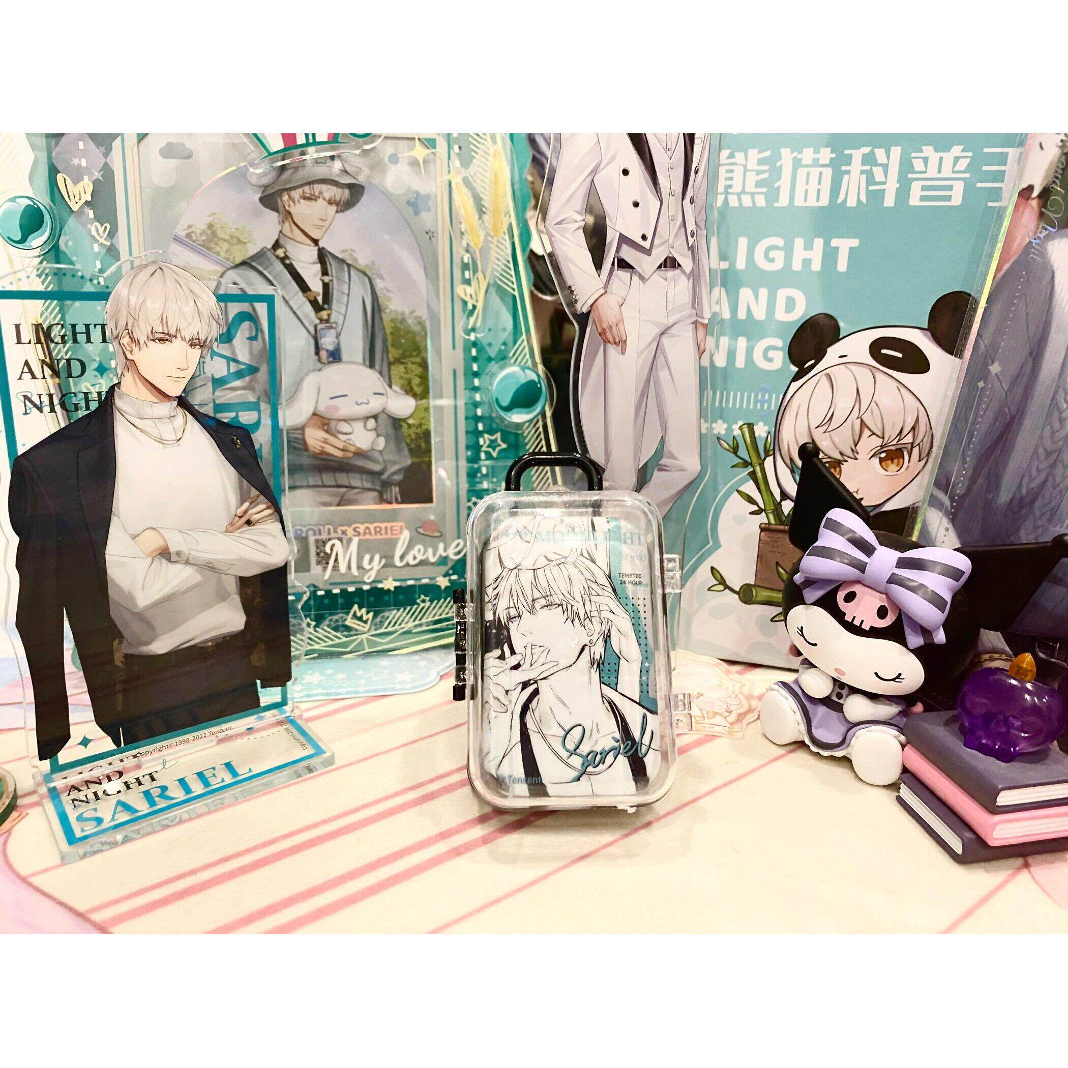 【移不动】长方形徽章吧唧展示谷美道具 行李箱拉杆箱透明收纳盒
