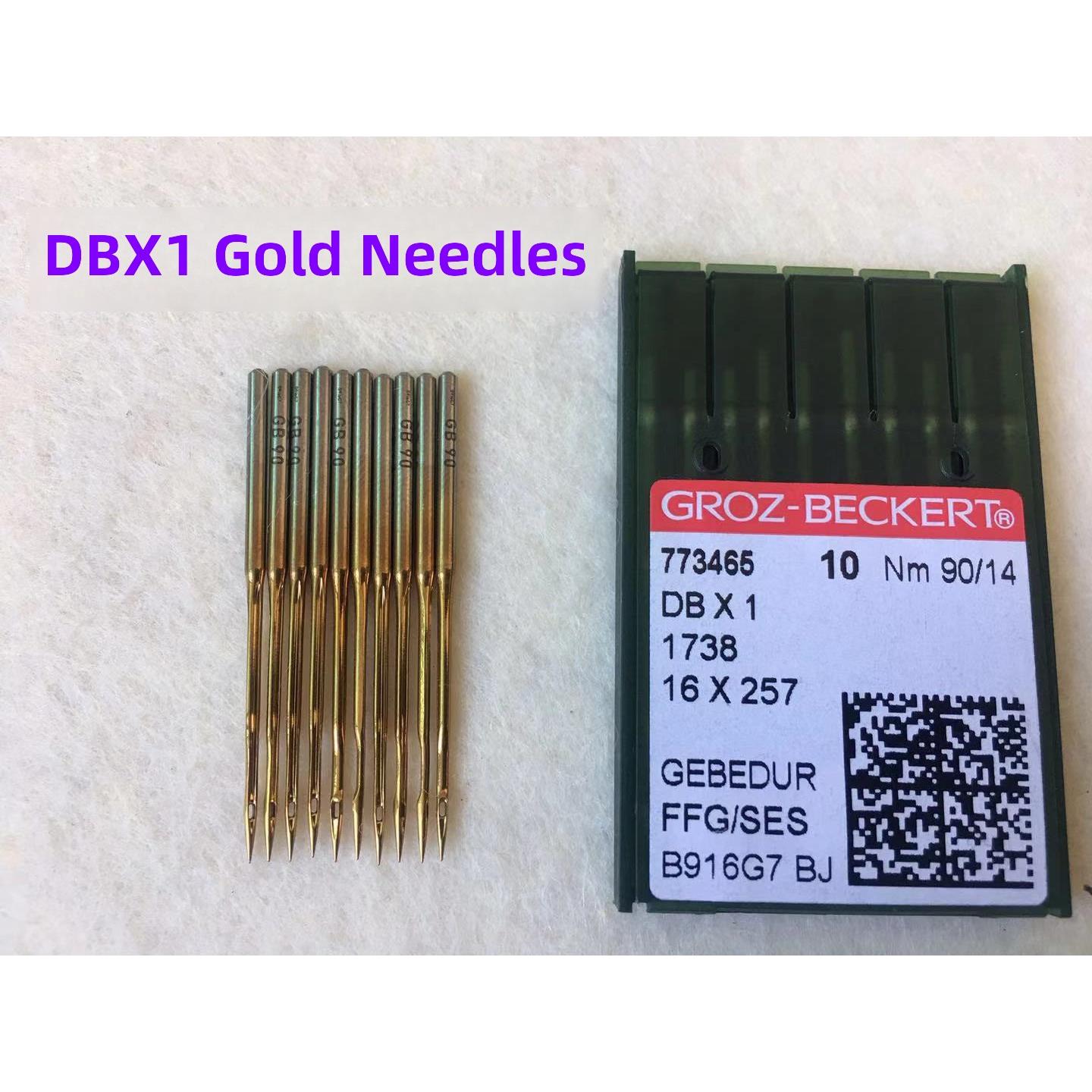 德国进口格罗茨机针DB×1防热镀钛金针缝纫机平缝车电脑平车机针