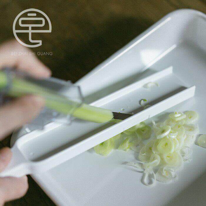 快速方便。日本制进口曙产业切葱神器葱花切割器切圆葱花厨房家用