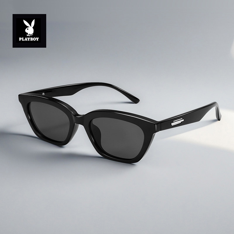 花花公子猫眼太阳镜2026新款男防紫外线适合方圆脸墨镜女款35003