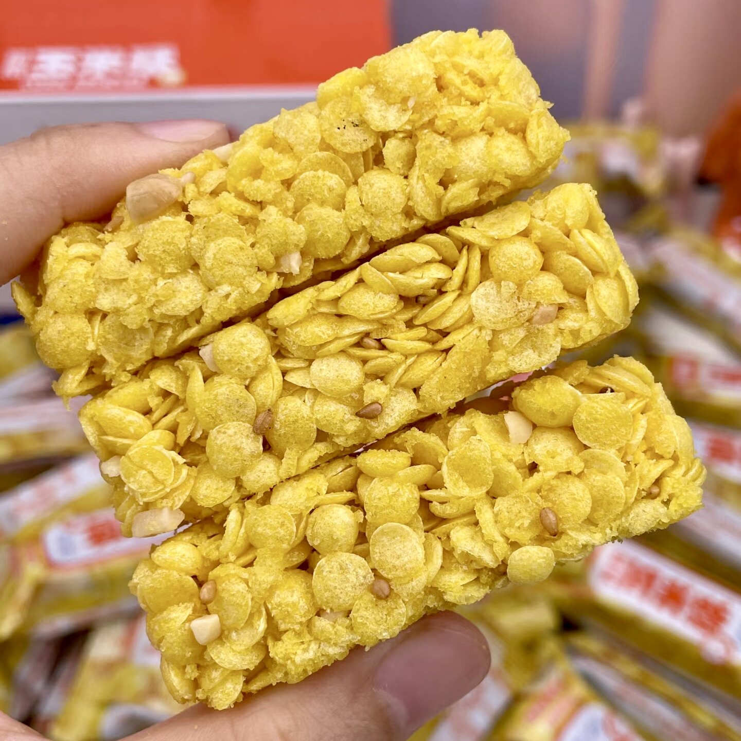 香酥脆口！花生小米老式米花酥图片