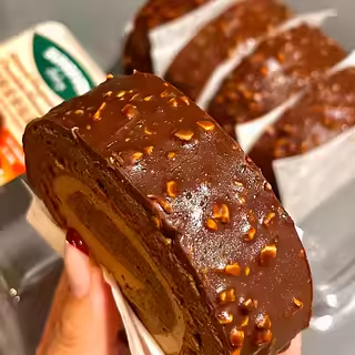 动物奶油制作梦龙卷口感层次丰富