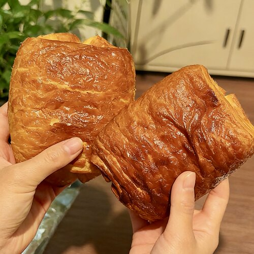层次起酥鲜香~丹麦火腿可颂面包