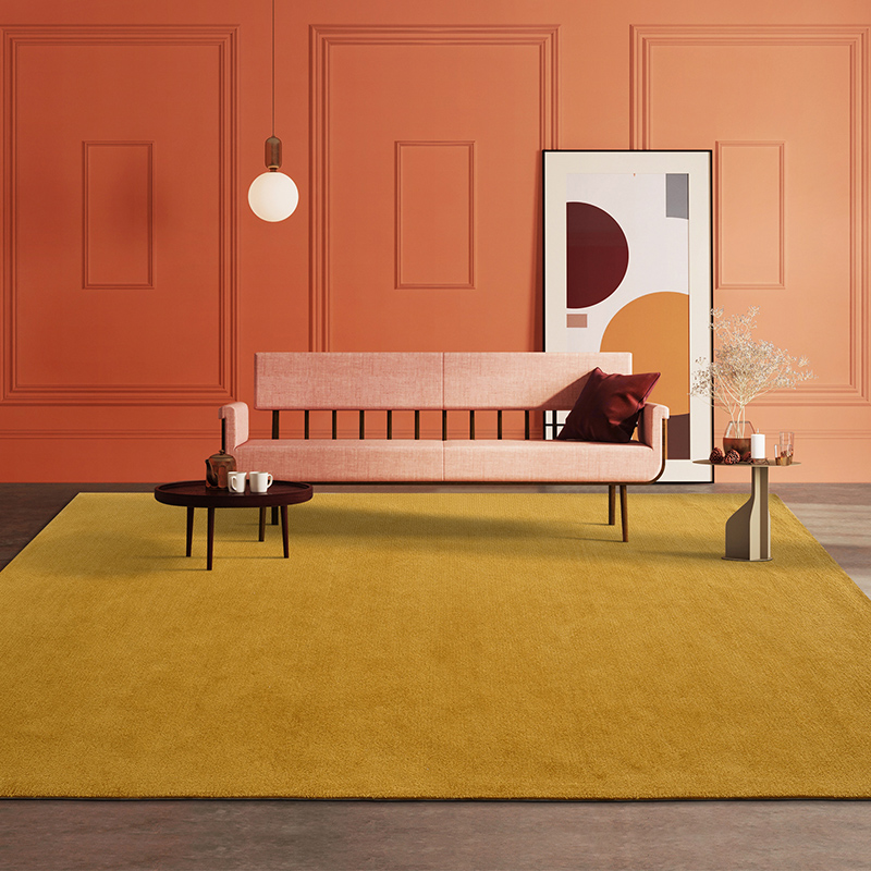【古臻】现代轻奢纯色别墅酒店客厅羊毛地毯卧室大面积满铺可定制