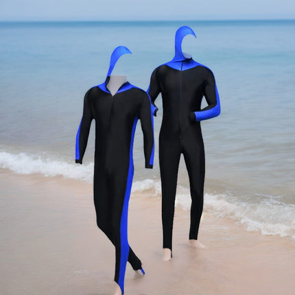 2026新款男女款戴帽连体泳衣泳装防紫外线浮潜服长袖潜水服一体式