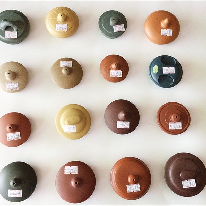 配紫砂壶盖子 朱泥茶壶盖 配盖子  多种泥料  西施壶盖 石瓢壶盖