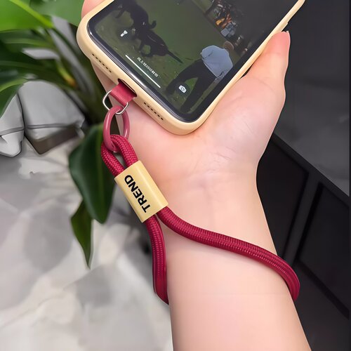 手腕式手机挂绳简约结实防掉夹片
