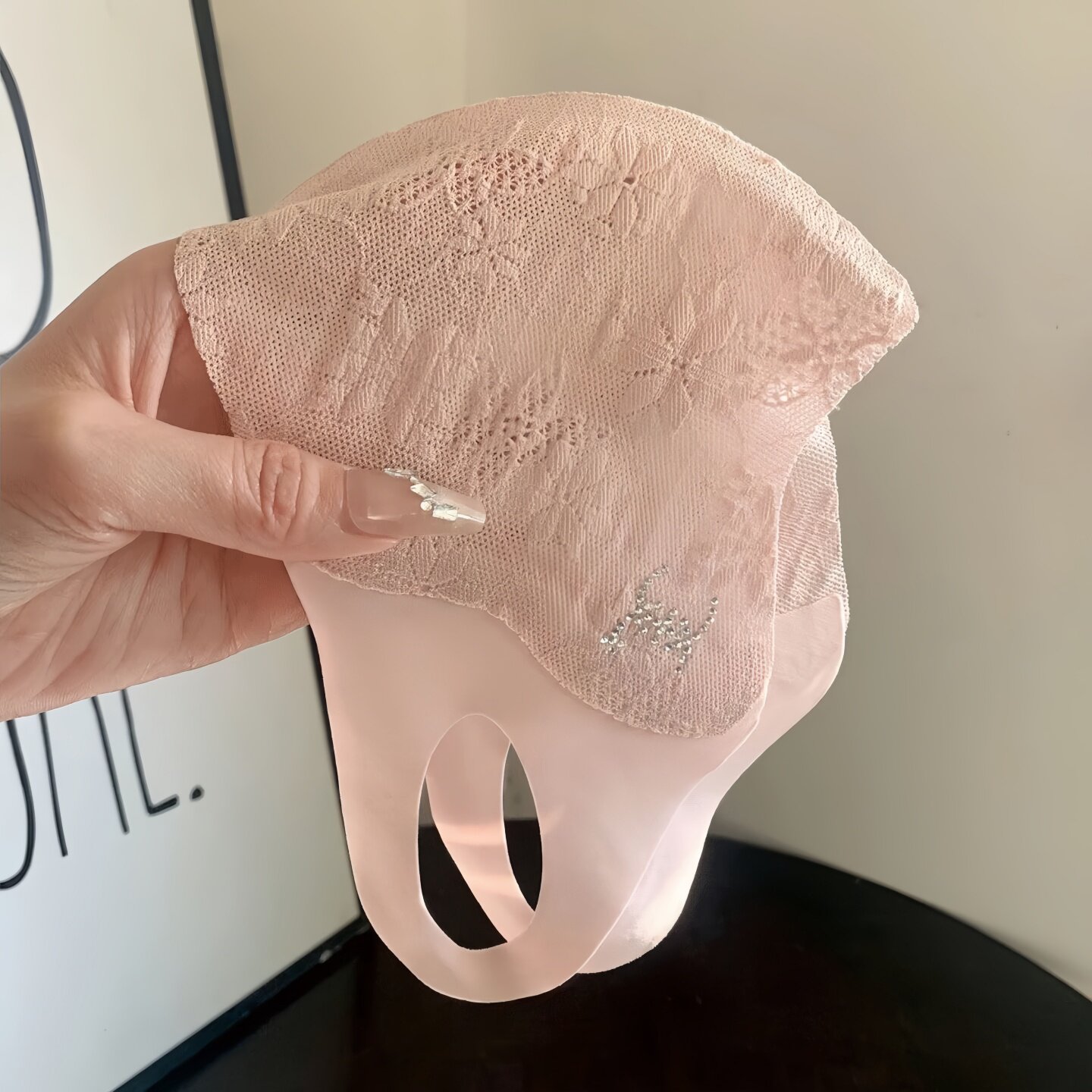 蕾丝时尚防晒口罩女高颜值2026新款护眼角紫外线冰丝立体夏薄透气